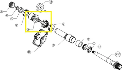 Produktbild von Crankbrothers Pedal Body Pedalkörper, Eggbeater, Level 2+3
