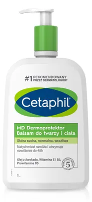 Produktbild von Cetaphil Feuchtigkeitsbalsam 1000 ml mit Pumpe für Gesicht und Körper