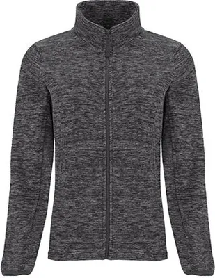 Obrázok produktu pre Roly CQ6413 | Dámska fleecová bunda Artic s elastickými manžetami - farba: Heather Black 243 - veľkosť: XL