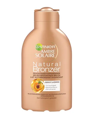 Produktbild von 2 x Garnier Ambre Solaire Natural Bronzer Selbstbräunungs-Milch je 150ml