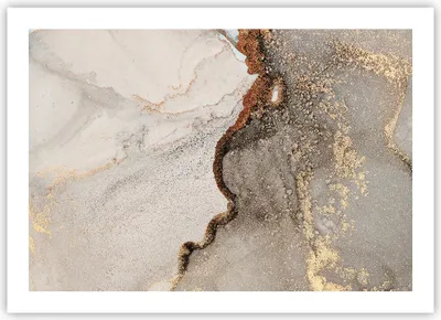 Produktbild von Poster - Poster ohne Rahmen - Stein Sand Abstraktion - 70x50 cm - Wand Bild - Wanddeko - Wandbilder - Kunstposter - Wandposter - Bilder - Kunstdruck - Wanddekoration - Wandbild - P2XAA70x50-4778