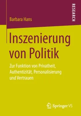 Produktbild von Inszenierung von Politik