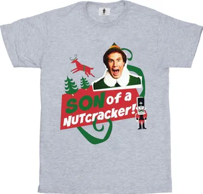 Produktbild von Elf - "Son Of A Nutcracker" T-Shirt für Herren BI23441 (L) (Grau)