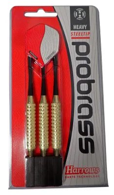 Obrázek produktu pro Harrows STEEL PROBRASS HEAVY šipky