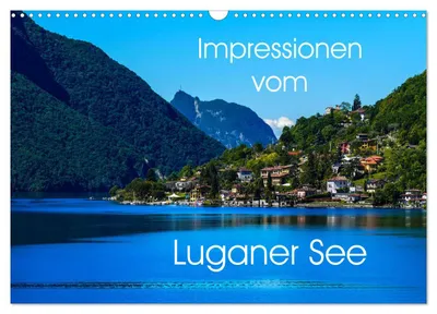 Produktbild von Impressionen vom Luganer See (Wandkalender 2027 DIN A3 quer), CALVENDO Monatskalender