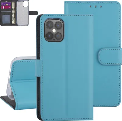 Immagine prodotto di Apple iPhone 12 Pro Max Azzurro Custodia a libro - Porta carte di credito