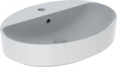 Produktbild von Geberit Geberit Aufsatz-WT VariForm oval 600x450mm m HL m ÜL we KT
