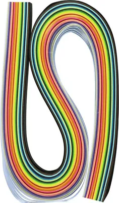 Produktbild von Quilling Streifen 6mm - 100Stück Blautöne