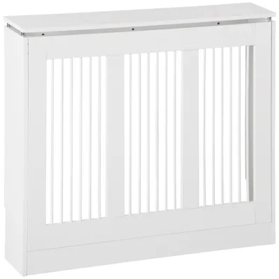 Produktbild von HOMCOM HOMCOM Heizkörperverkleidung Heizungsabdeckung 90 x 18 x 84 cm Heizkörper Abdeckung für Schlafzimmer Wohnzimmer Weiß