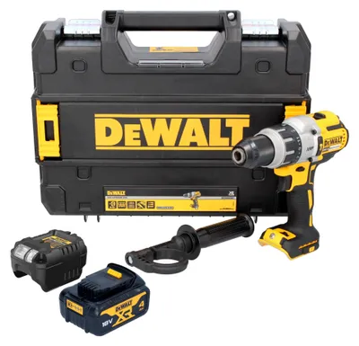 Produktbild von DeWalt DCD 996 M1T Akku Schlagbohrschrauber 18 V 95 Nm Brushless + 1x Akku 4,0 Ah + Ladegerät + TSTAK