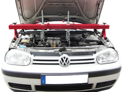 Produktbild von Motorbrücke Motorträger Kotflügeltraverse Getriebe Motorhalter bis 500 kg ROT
