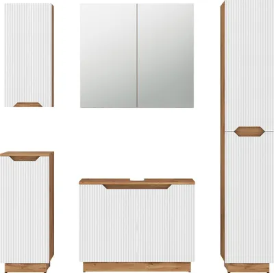 Image de Meubles bain Vicco Lotta Blanc 5 pièces, Model 59559