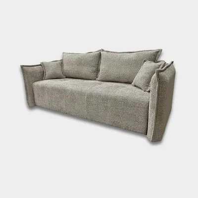 Produktbild von Hanzi - Schlafsofa 222 x 110 x 77 cm Sofa mit Schlaffunktion - Luna Dunkelbeige