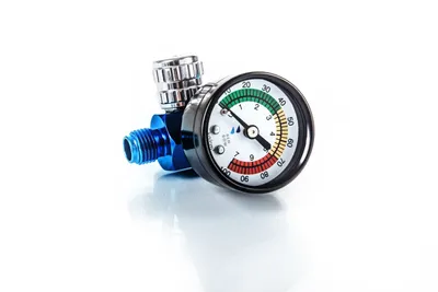 Produktbild von Druckregler mit Manometer Druckminderer für Lackierpistolen Wartungseinheit