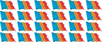 Produktbild von Mini Aufkleber Set - Pack wehend - 33x20mm - selbstklebender Sticker - Moldavia - Flagge / Banner / Standarte fürs Auto, Büro, zu Hause und die Schule - 24 Stück
