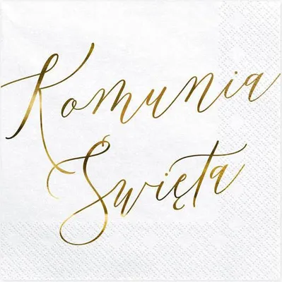Immagine prodotto di Tovaglioli da comunione, bianchi, 33x33cm (1 confezione / 20 pezzi)