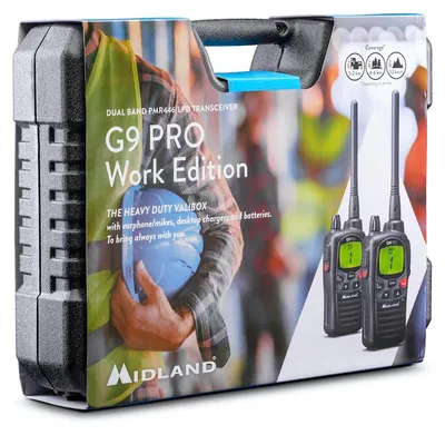 Produktbild von Midland G9 Pro 2er Kofferset, PMR446