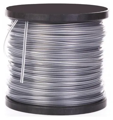 Produktbild von Verk 11446: Rasenmäherfaden, quadratisch, 2,7 mm, 100 m, grau
