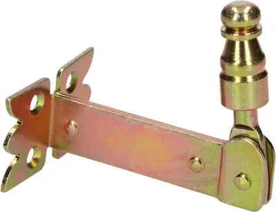 Produktbild von KOTARBAU® Fensterladenhalter 68 mm Einschrauben Fensterhalter Klappladenhalter Fensterladen Fenster Feststeller Verzinkt Gelb Stahl Dekorativ Robust