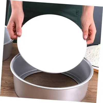 Image de Moule rond en aluminium pour gâteaux - Moule à muffins en métal pour une pâtisserie durable - Moule pour la cuisson de pâtisseries et de gâteaux
