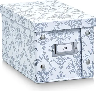 Produktbild von Zeller CD-Box "Vintage", Pappe, weiß - 16,5x28x15; 17970
