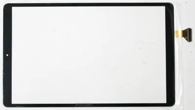 Produktbild von Touchscreen Display Front Glas Digitizer für Samsung Galaxy Tab T510 Scheibe schwarz selbstklebend