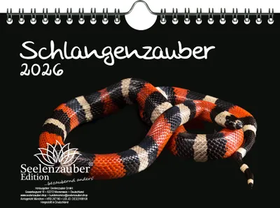 Produktbild von Schlangenzauber DIN A5 Kalender für 2026 - Seelenzauber