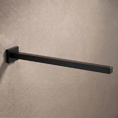 Image de Porte-serviettes Kronenbach Quara 2.0, noir, à un bras, 43 cm
