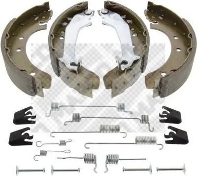 Produktbild von MAPCO Bremsbackensatz Trommelbremse Hinten für FORD Escort VI Cabrio (ALL) 203mm 8834/1