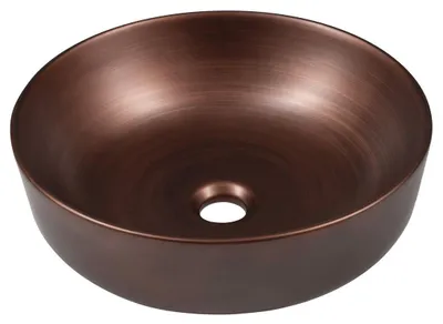 Produktbild von Sapho PRIORI Keramik-Waschbecken zum Aufsetzen, Durch. 41,5cm, Kupfer