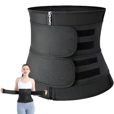 Produktbild von Bauchweggürtel Abnehmen Bauchtrainer Schwitzgürtel Neopren Fitness Gürtel XXL