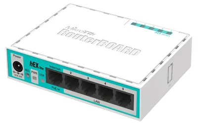 Immagine prodotto di MikroTik RouterBOARD hEX lite RB750r2 - Router