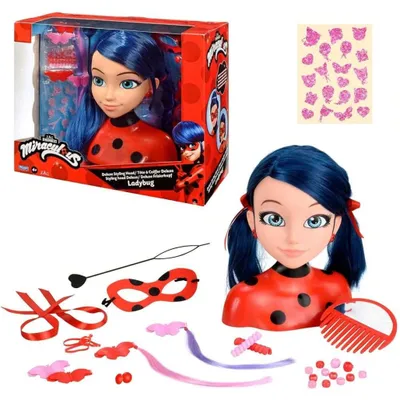 Obrázok produktu pre MIRACULOUS Magická lienka – hlavica na úpravu účesov a česanie Marinette