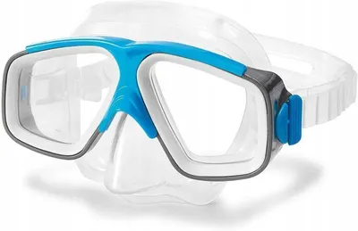 Produktbild von Intex 55975, Kind, Halbe Gesichtsmaske, Freitauchen, Polycarbonat, Polycarbonat, Gemischte Farben