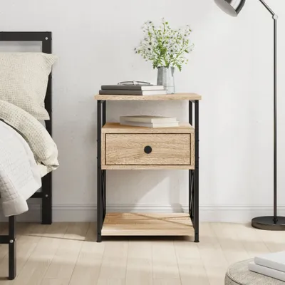 Immagine prodotto di vidaXL Comodino rovere Sonoma 40x42x55 cm materiale a base di legno