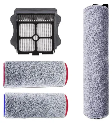 Ersatzteile für Roborock Dyad: 3 Bürstenwalzen + 1 HEPA-Filter