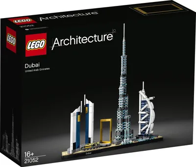 Produktbild von LEGO 21502 Architecture Dubai, Skyline-Kollektion, Modellbausatz, Set zum Stressabbau für Erwachsene und Jugendliche ab 16 Jahre