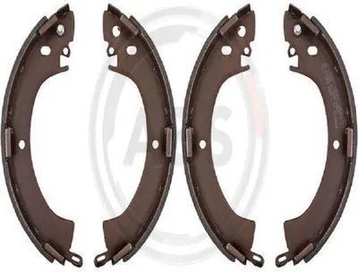 Produktbild von A.B.S. Bremsbackensatz Trommelbremse Hinten für MITSUBISHI L 200 / Triton Pickup (KAT, KBT) 254mm 8657