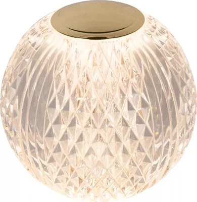 Zdjęcie produktu dla Lampa stołowa ozdobna kula 11 cm glamour LED 2W Cintra Lucide