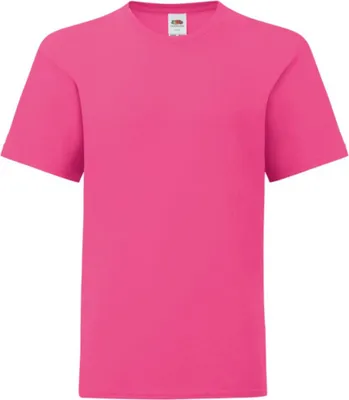 Produktbild von Fruit Of The Loom Jungen Iconic T-Shirt PC3388 (140) (Fuchsia)