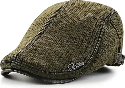 Produktbild von Stylische Melvin Baskenmütze in Grün für Herren - Bequem und Trendy KP26030