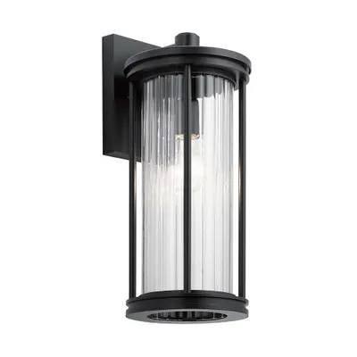 Image de Applique d'extérieur noire E27 40 W Barras Kichler
