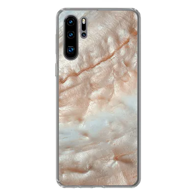 Produktbild von MuchoWow® Handyhülle Schutzhülle Hülle für Huawei P30 Pro Mineralien - Naturstein - Perlmutt Silikon Softcase Handy Hülle - Schutzdeckel