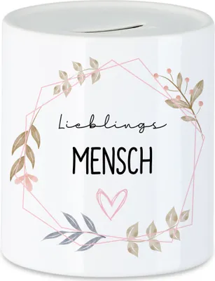 Produktbild von Lieblingsmensch Spardose Beste Freundschaft Freund Freundin Geschenkidee