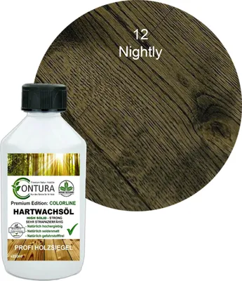 Produktbild von Contura 250ml. FARBIGES Hartwachsöl Colorline Premium Hartwachs - 12 Nightly