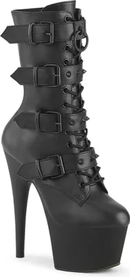 Produktbild von ADORE-1046 Damen Booties von Pleaser, Schwarz , EU 40, US 10