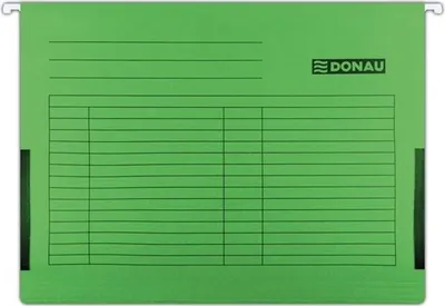 Obrázok produktu pre Závesné dosky s boč. Donau - A4, 230 g/m2, zelená