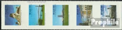 Produktbild von Briefmarken Brasilien 1996 Mi 2729-2733 Fünferstreifen postfrisch Tourismus
