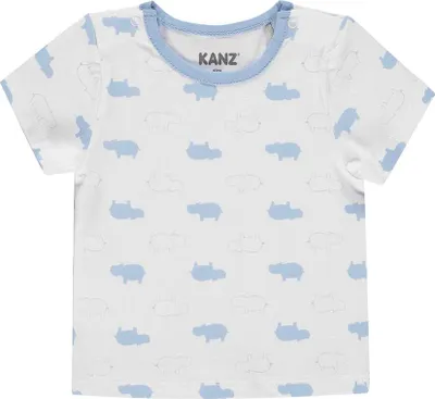 Produktbild von Weiße Babybluse mit Kanz-Print