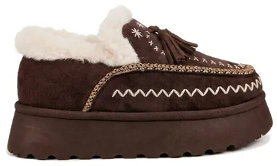 Image de Bottes de neige doublées pour femme, marque Damen, couleur marron Alia, taille 40, isolantes, idéales pour l'hiver